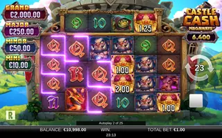Castle Cash Megaways – Feature in play