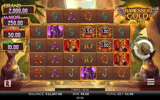 Ramesses Gold 10K WAYS – Winning spin