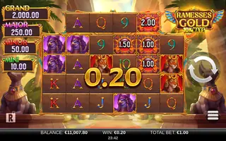 Ramesses Gold 10K WAYS – Winning spin