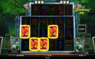 24K Gold ShamRock On! – Feature in play