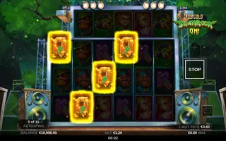 24K Gold ShamRock On! – Feature in play