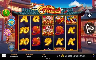 3 Wonders New Year Carnival – Winning spin