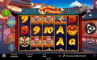 3 Wonders New Year Carnival – Winning spin