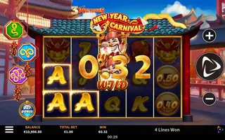 3 Wonders New Year Carnival – Winning spin