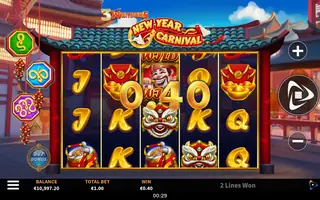 3 Wonders New Year Carnival – Winning spin