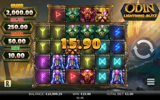 Odin Lightning Blitz – Winning spin