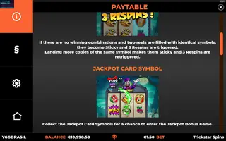 Trickstar Spins – Game rules