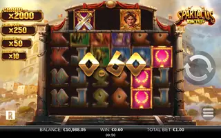 Spartacus 10K Ways – Winning spin