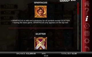 Spartacus 10K Ways – Game rules