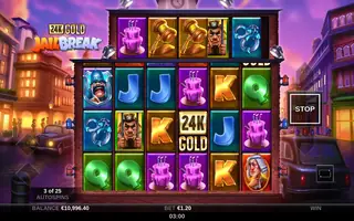 24K Gold JailBreak – Feature in play