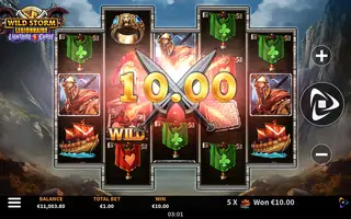 Wild Storm Legionnaire – Winning spin