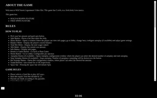 Wild Storm Legionnaire – Game rules