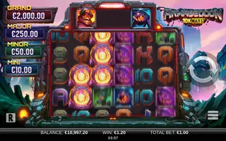 Armageddon 10K Ways – Winning spin