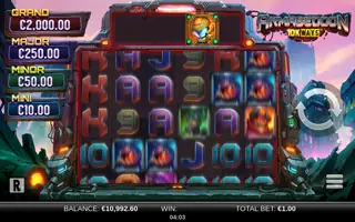 Armageddon 10K Ways – Feature in play