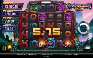 Armageddon 10K Ways – Feature in play