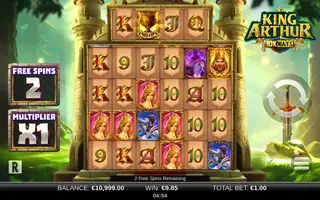 King Arthur 10K Ways – Free spins
