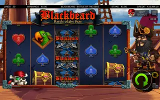 Blackbeard Battle Of The Seas – Feature in play