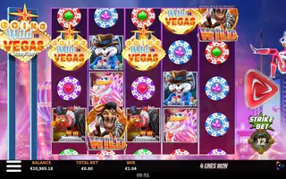 Going Wild in Vegas Wild Fight – Winning spin