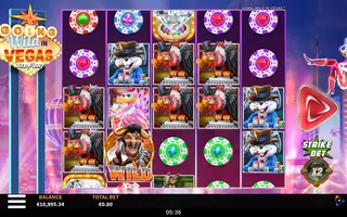 Going Wild in Vegas Wild Fight – Feature in play