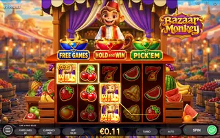 Bazaar Monkey – Winning spin