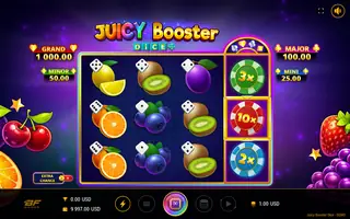 Juicy Booster Dice – Feature in play