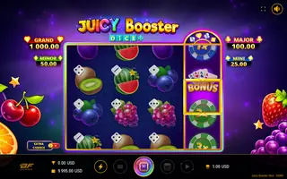 Juicy Booster Dice – Feature in play