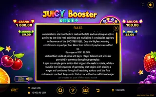 Juicy Booster Dice – Game rules