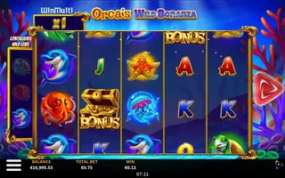 Orca’s Wild Bonanza – Feature in play