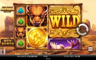 Big Bucks Buffalo GigaBlox – Feature in play