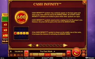 25 Coins x3000 – Game rules