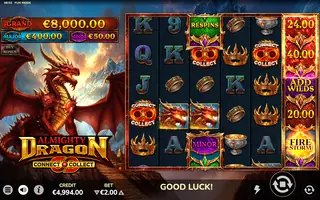 Almighty Dragon – Feature in play