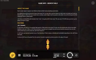 Munchy Milo – Game rules