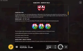 Munchy Milo – Game rules
