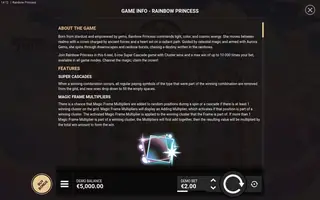 Rainbow Princess – Game rules