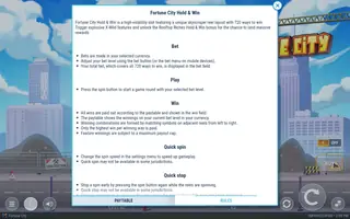Fortune City – Game rules