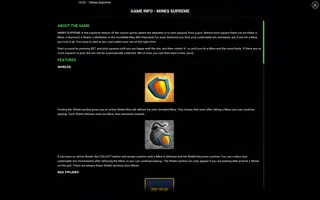 Mines Supreme – Game rules