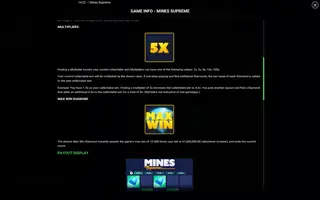 Mines Supreme – Game rules