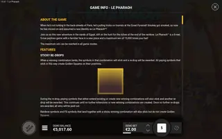 Le Pharaoh – Game rules