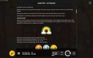 Le Pharaoh – Game rules