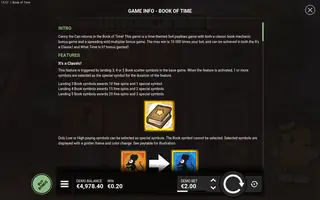 Book of Time – Game rules