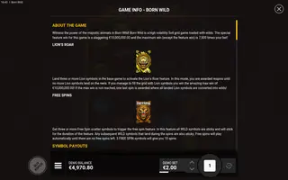 Born Wild EXTREME – Game rules