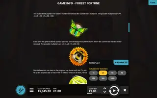 Forest Fortune Extreme – Game rules
