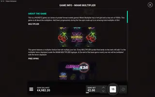Miami Multiplier – Game rules