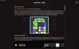Cubes – Game rules