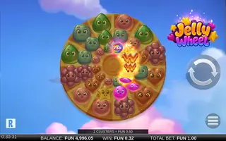 Jelly Wheel – Feature in play