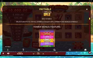 12 Treasures of Captain Meowgan – Paytable