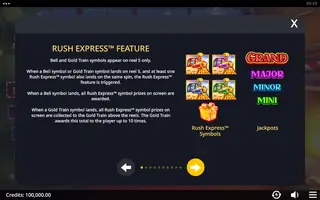 Diamond Christmas Rush Express – Game rules