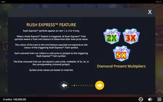 Diamond Christmas Rush Express – Game rules