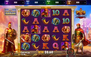 Sparta vs The Empire – Oranje Jackpot – Winning spin