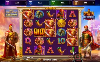 Sparta vs The Empire – Oranje Jackpot – Feature in play